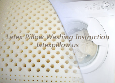 Can latex pillows be washed hotsell