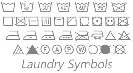 laundry symbols - latexpillow.us
